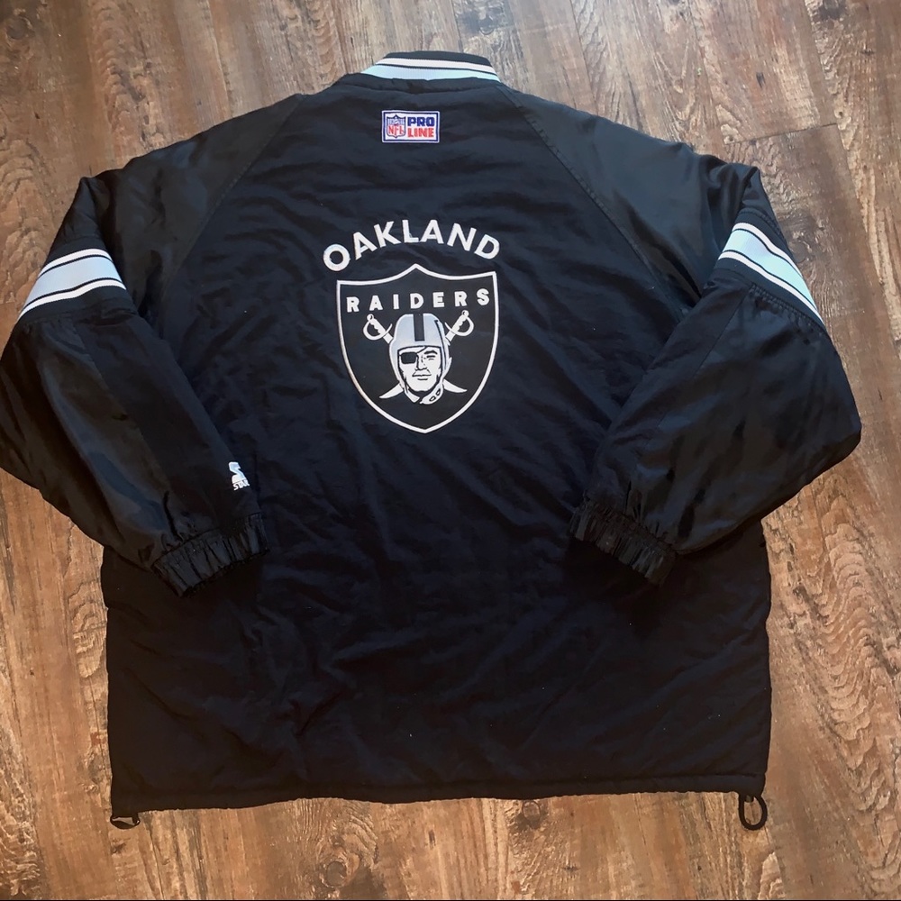 NFL Vintage retro 90's Oakland Raiders football Starter Jacket